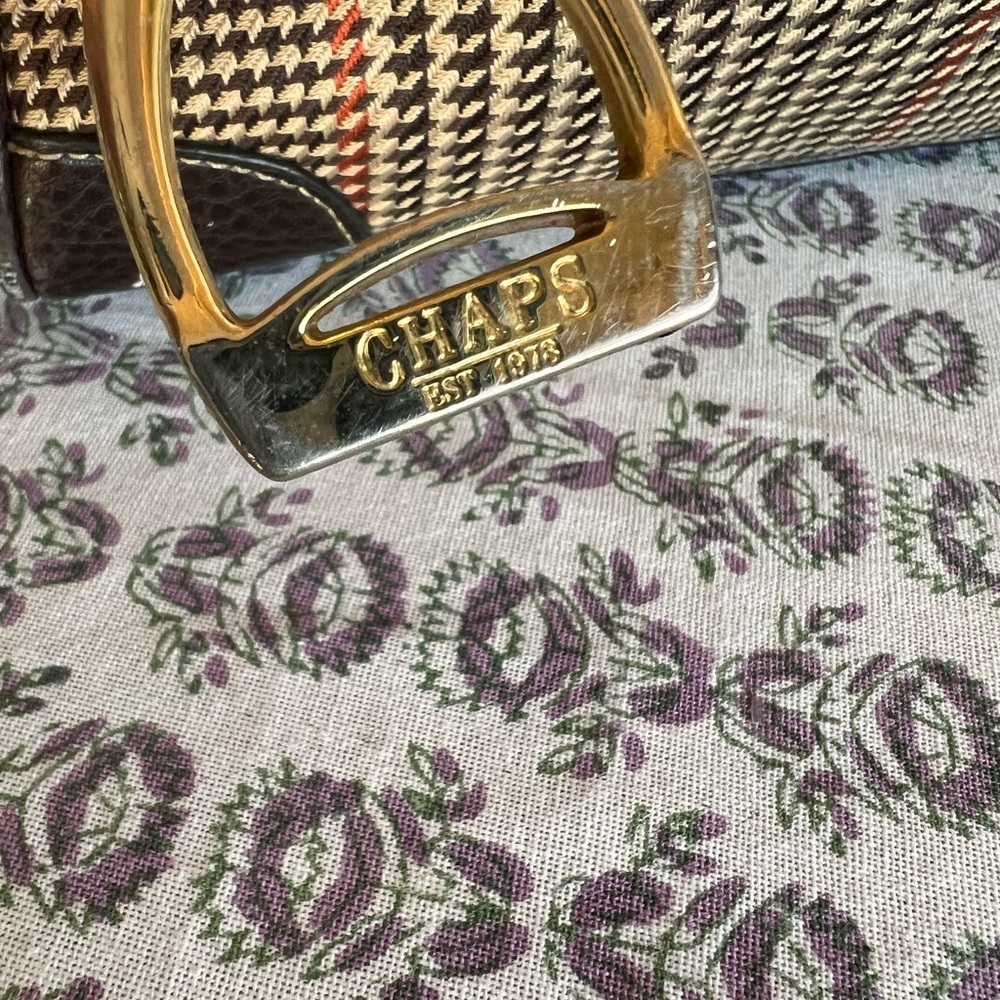 Chaps Houndstooth Handbag - image 2